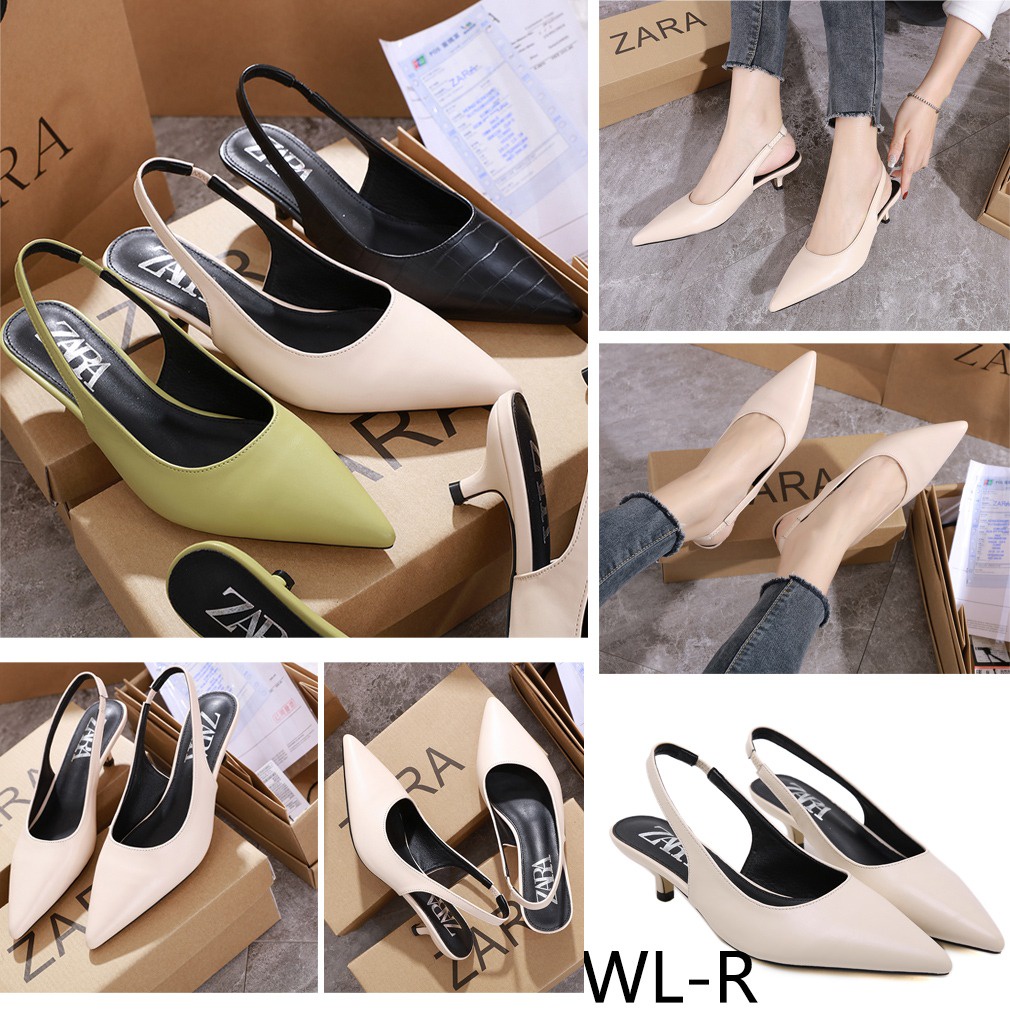 ZR High Heel Leather Shoes WL-R