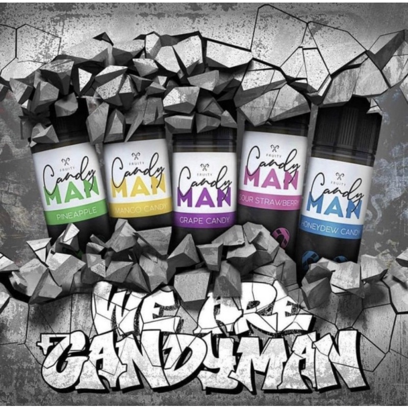 LIOUID POD VAPE SALTNIC SALT NIC CANDYMAN CANDY MAN SERIES 30ML BY FVS