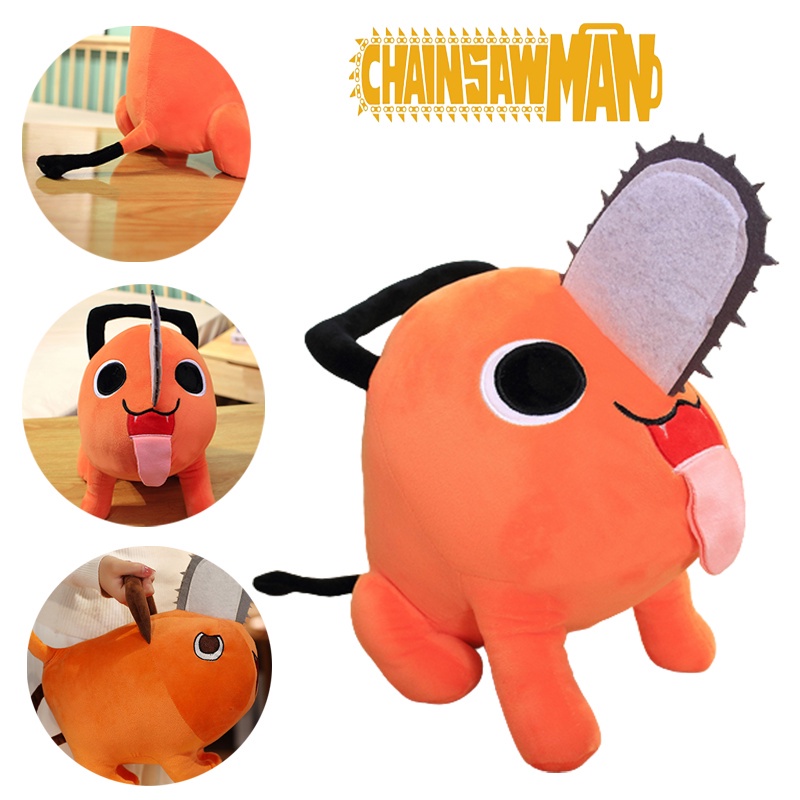 New Chainsaw Man Pochita Plush Toy Stuffed Doll Throw Pillow Kids Birthday Xmas Gift