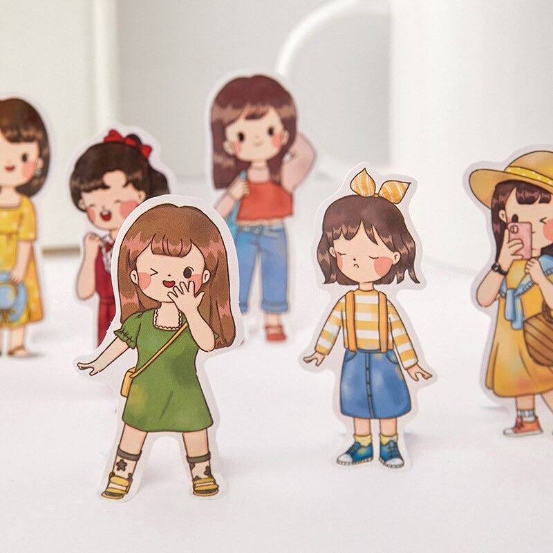 

[Otitoko] 20 Pcs Kawaii Stickers