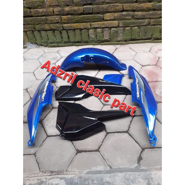 PAKET BODI MEGAPRO NEW PRIMUS 2008 2009 WARNA BIRU