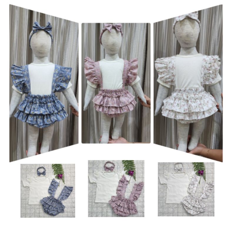 Baju bayi perempuan set jumper bayi blksb8