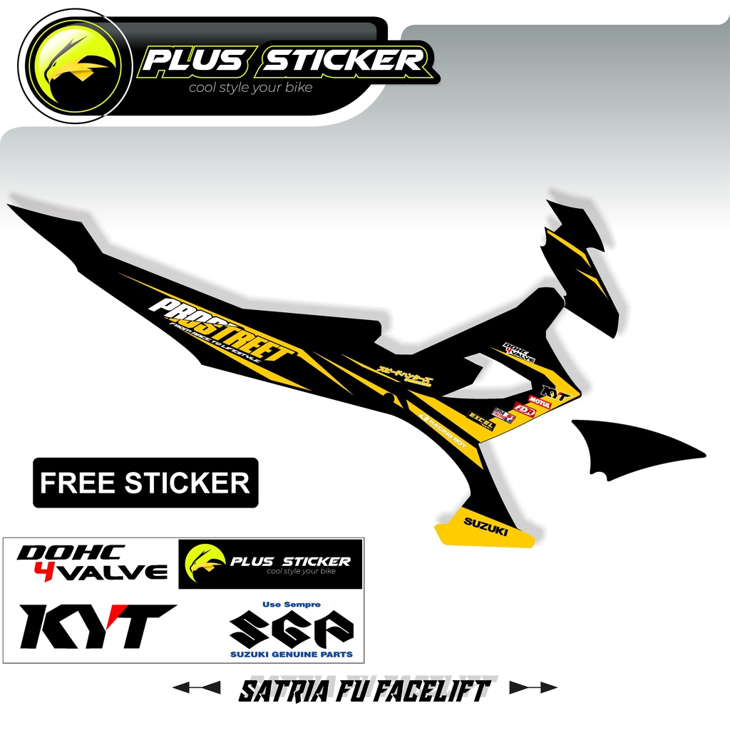 STRIPING VARIASI NEW SATRIA FU 150 - SATRIA FU FACELIFT 2014-2015