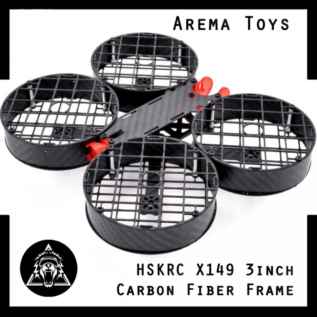 HSKRC X149 3inch Carbon Fiber Frame Kit 3 inch 149mm 149