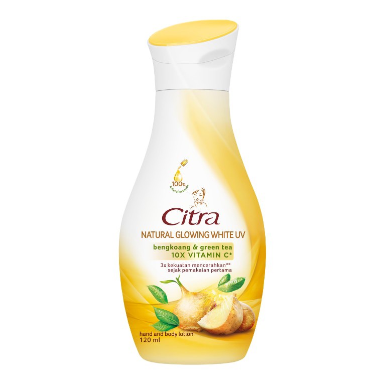 Citra Natural Glowing White UV Hand &amp; Body Lotion 120 ml