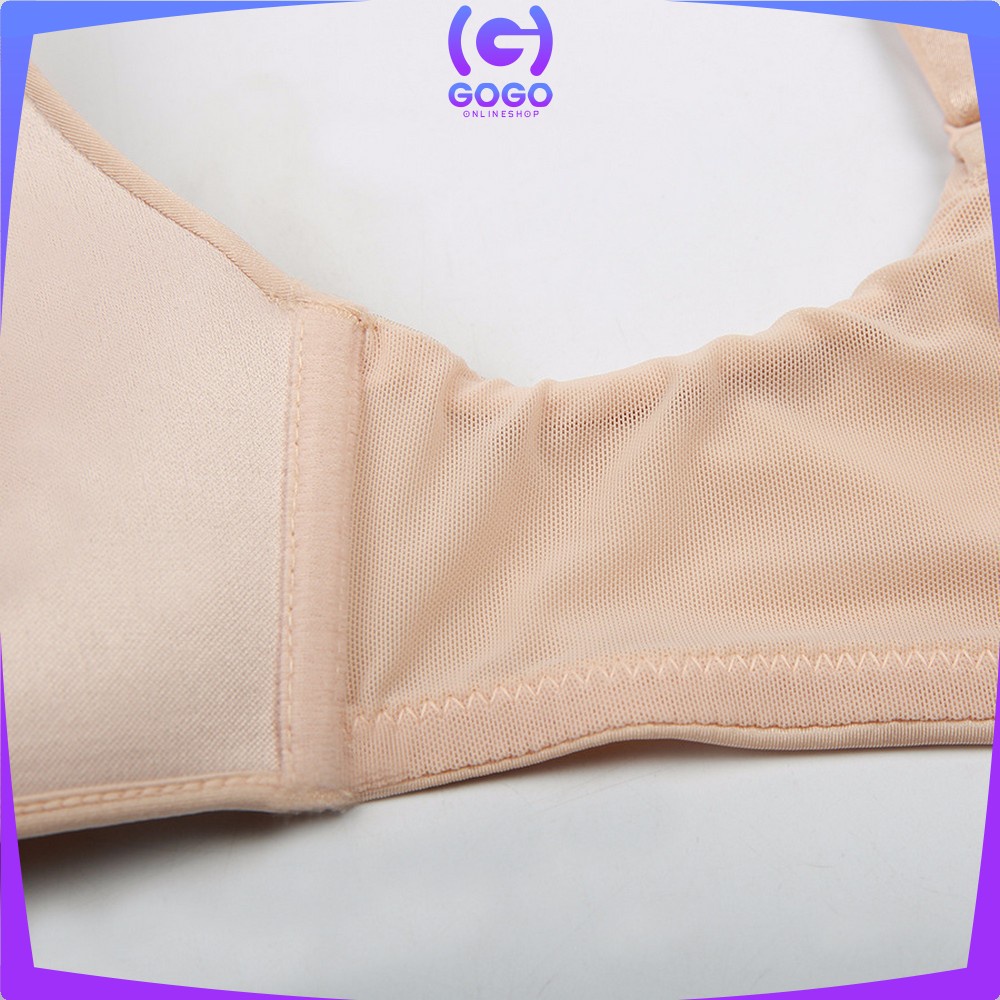 GOGO-P45 Bra BH Tanpa Kawat Bahan Halus Pakaian Dalam Wanita Bra Push Up Elastis Sexy Yoga Bra Murah