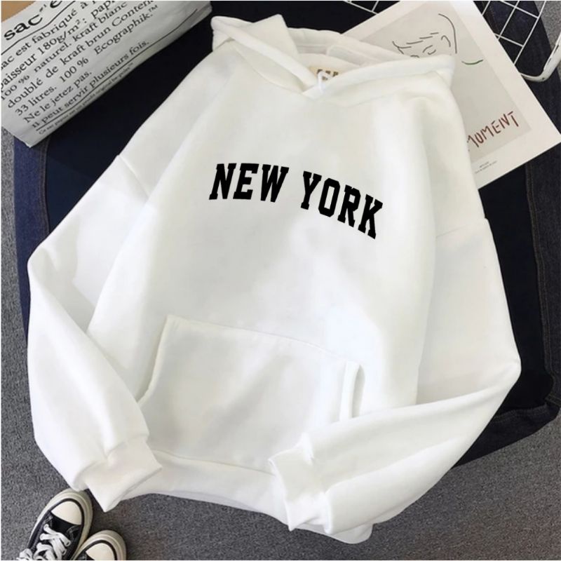 Hoodie Jumper Pria Wanita Dewasa NEW YORK