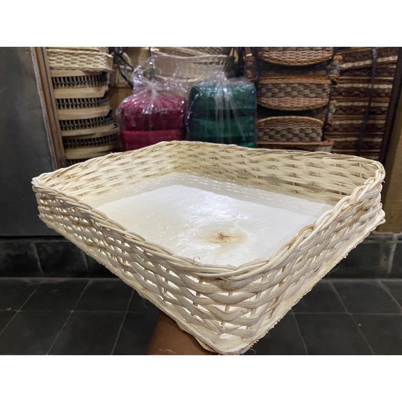 

[Size XL] Keranjang Rotan Parcel | Kotak Hantaran Rotan | Keranjang Buah Rotan | 30x40 cm