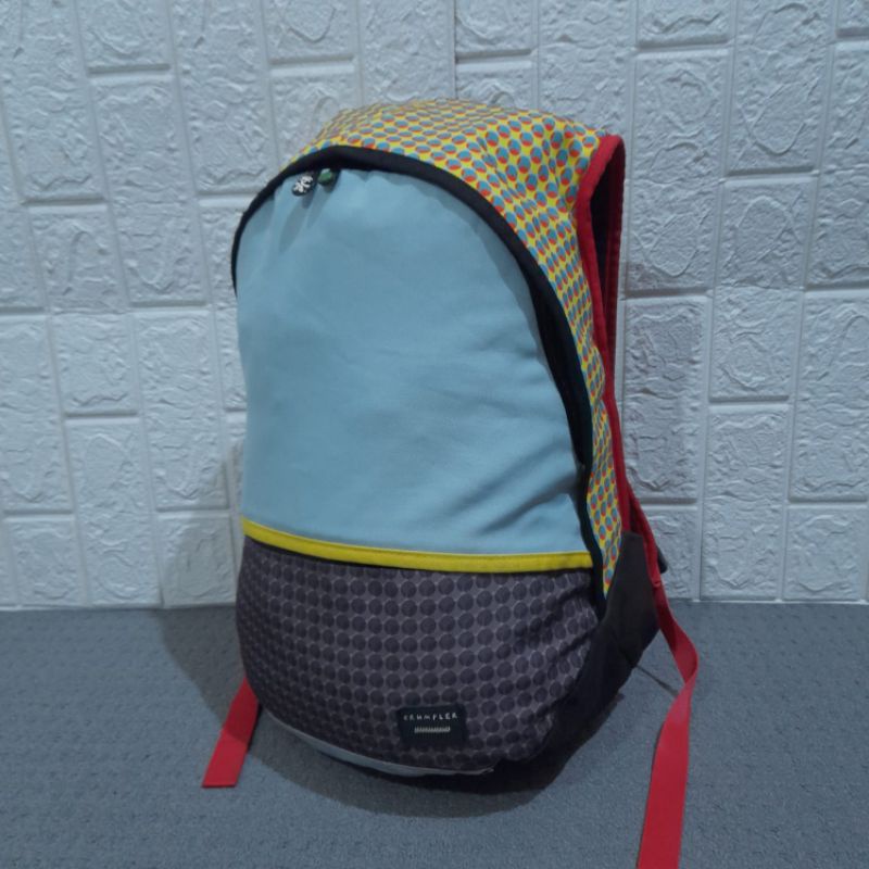 Tas Crumpler multicolor laptop backpack original preloved