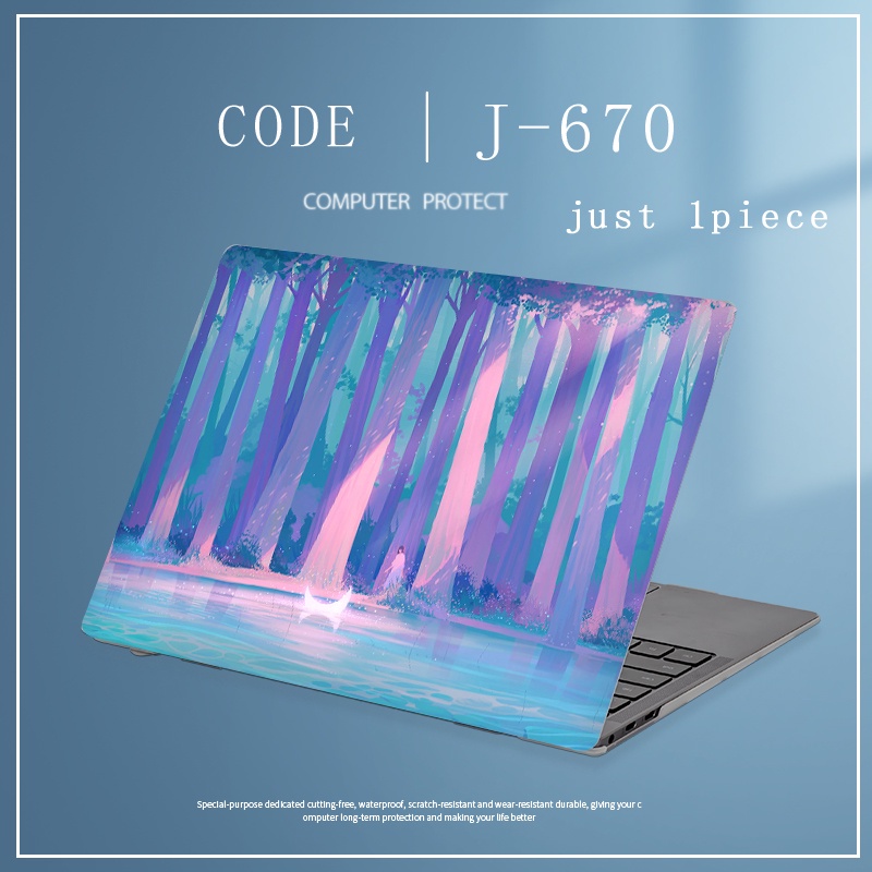 1pc Universal Bebas Potong COD Laptop Decals Colorful Marbel Laptop Decor Sticker Skin Untuk ASUS VIVOBOOK15 K505B X505 A55V A456U A455L K43 A43 Full Cover Sticker