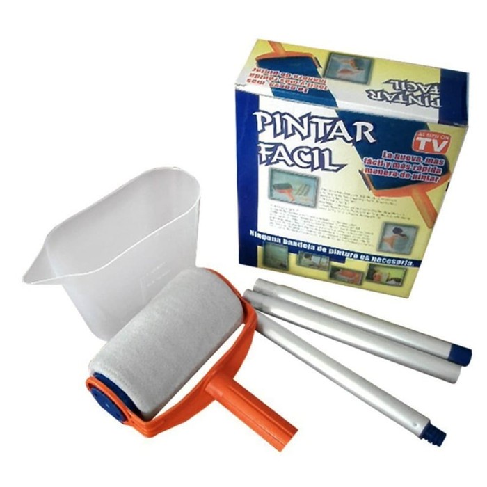 Roll Roll Cat Simpel Peralatan Cat Dinding Roll Facil Pintar Kuas Cat