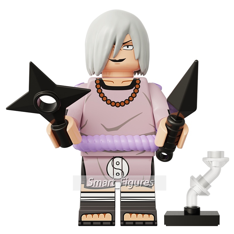 Mainan Action Figure Naruto Minifigures Five Otonin Jirobo Kidomaru Tayuya Sakon Ukon Kimimaro KDL813