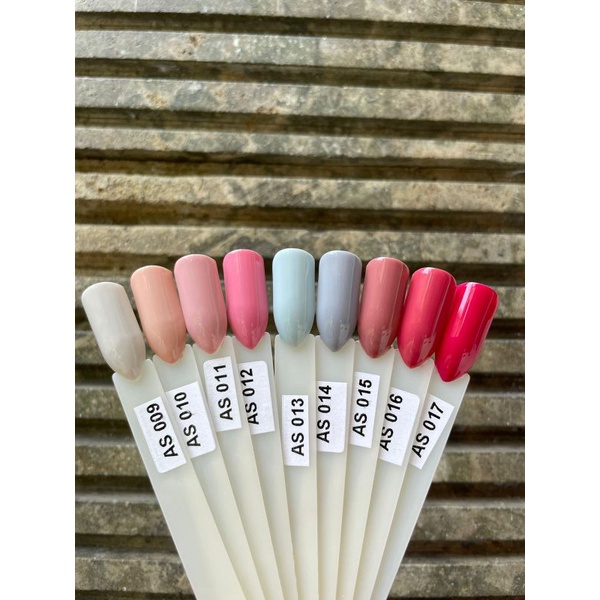 GEL POLISH AS GEL 15ML KODE AS001 - AS044 SATUAN/PCS KUTEK GEL NAIL GEL