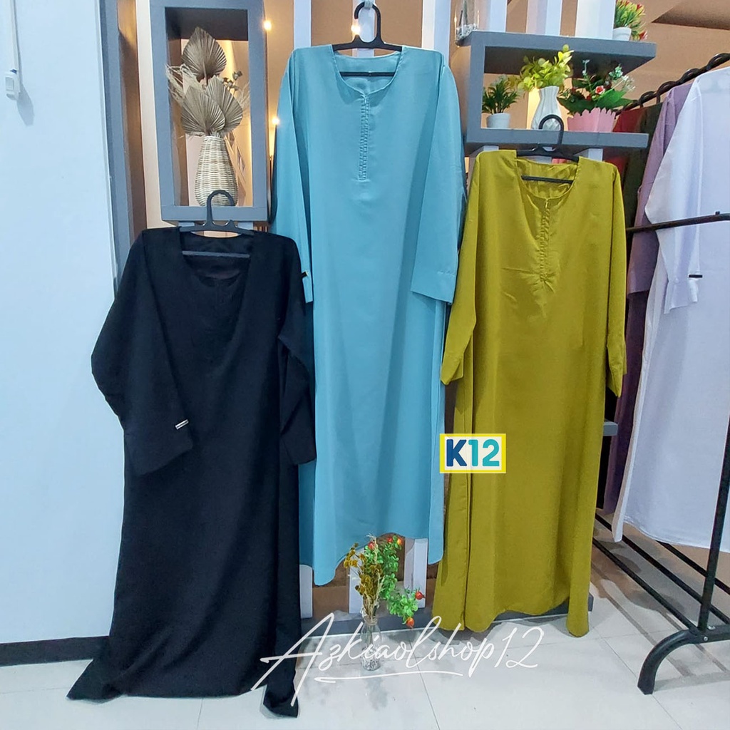 GAUN ABAYA WANITA POLOS GAMIS PAKISTAN / GAMIS ABAYA / BASIC ABAYA POLOS