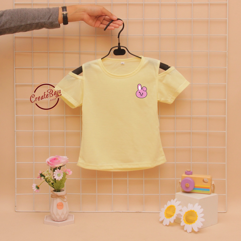 KAOS ANAK SABRINA MOTIF COOKY PEREMPUAN BAJU ATASAN ANAK CEWEK MOTIF TRENDY