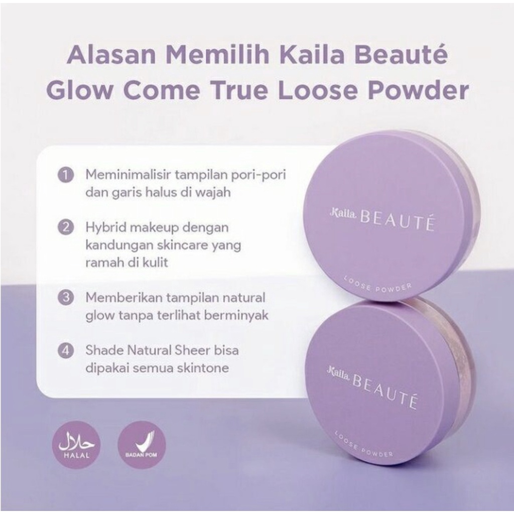 KAILA BEAUTE Glow Come True Loose Powder