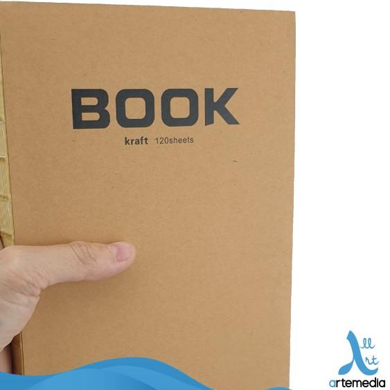 

POTENTATE Kraft paper book 210x142mm 120 sheets 100gsm