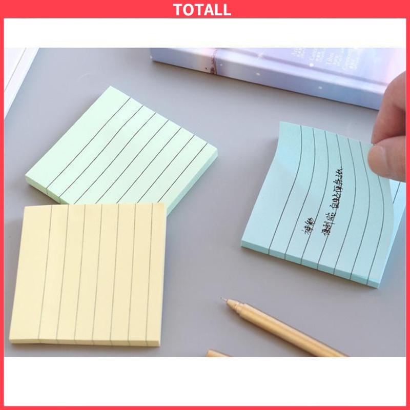 COD Simplicity sticky note horizontal sticker notepad post maker stiker massage pesan book note-Totall