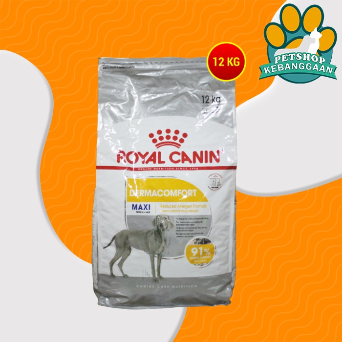 Makanan Anjing Royal Canin Maxi Dermacomfort Sensitive Skin 12kg