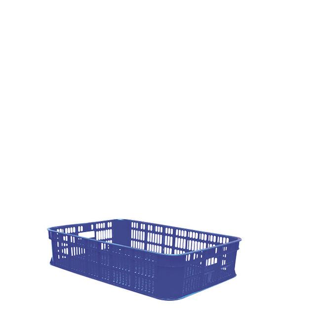 

60x40x13 Box Container Green Leaf 2212 L Keranjang Industri Rak Susun