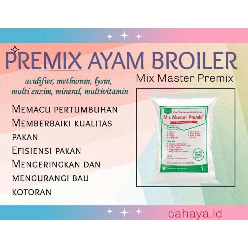 Premix Ayam Broiler Mix Master