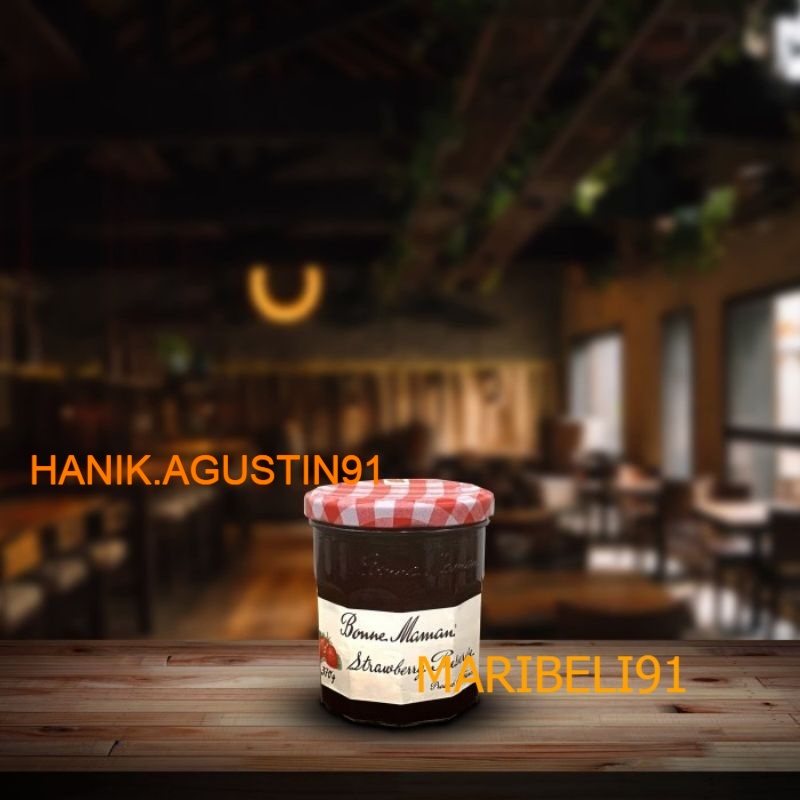 

Bonne Maman Strawberry Jam - 370 gr / Bonne Maman Selai Strawbery 370gr / Bonne Maman All Varian 370gr Selai Orange Marmalade Raspberry Blueberry Strawberry bone MB91