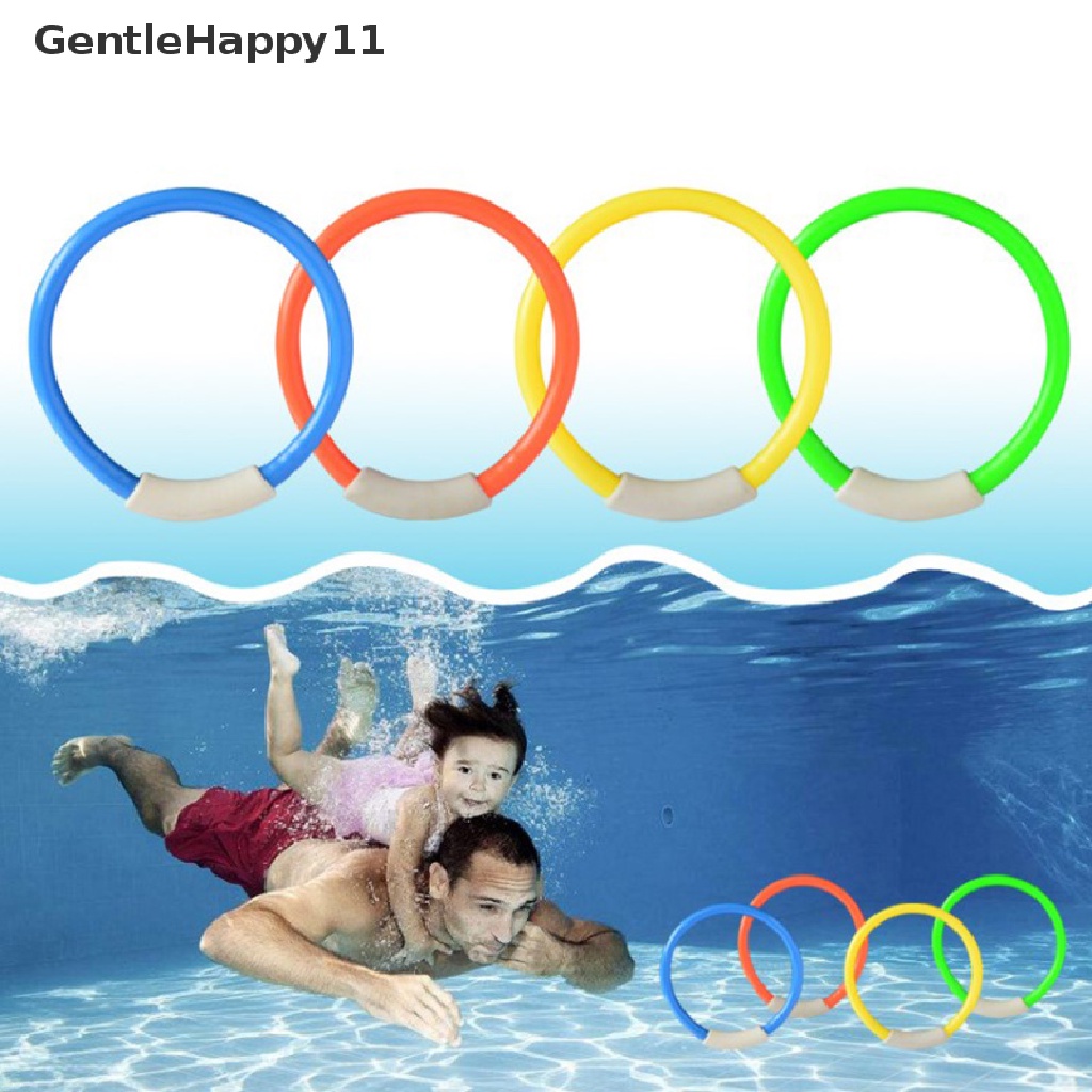 Gentlehappy Underwater Swim Pool Diving Mainan Musim Panas Renang Menyelam Mainan Set Cincin Air id