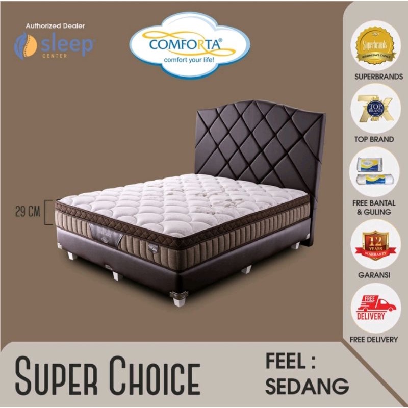 KASUR SPRING BED COMFORTA SUPER CHOICE