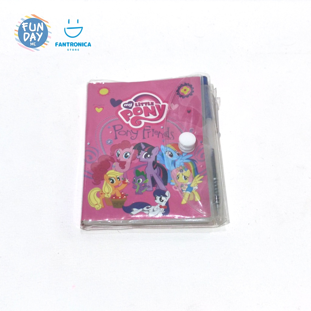 

My Little Pony Memo Mini Notebook Bonus Pulpen Kecil / buku memo catatan kecil / My little pony set bonus pulpen mini