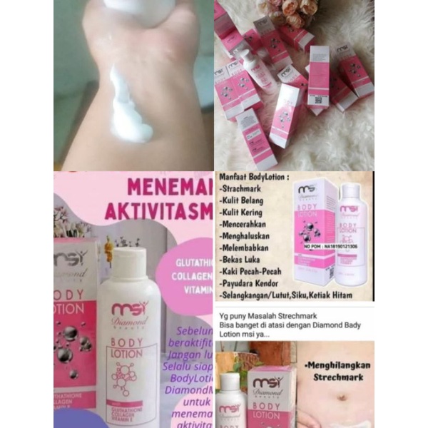 body lotion msi pemutih badan original