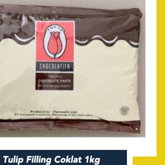 

Tulip Dark Coklat Cokelat Filling Selai Isian Coklat 1kg ASLI