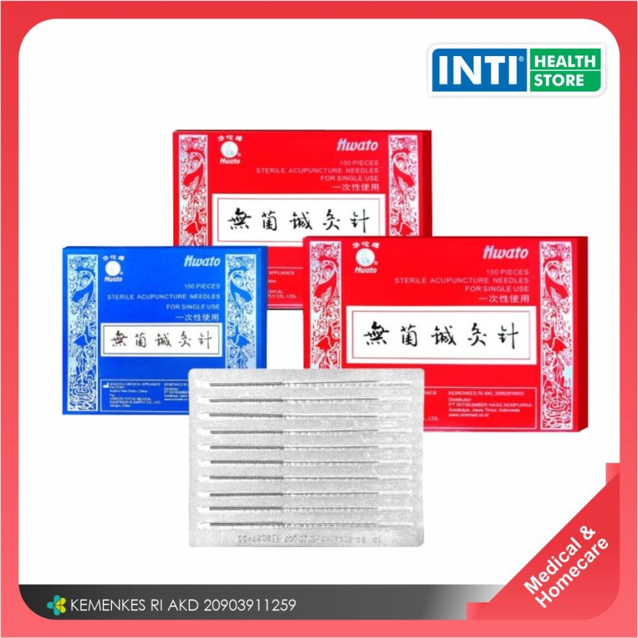 Hwato | Jarum Akupuntur Isi 100 | Sterile Acupunture Needles