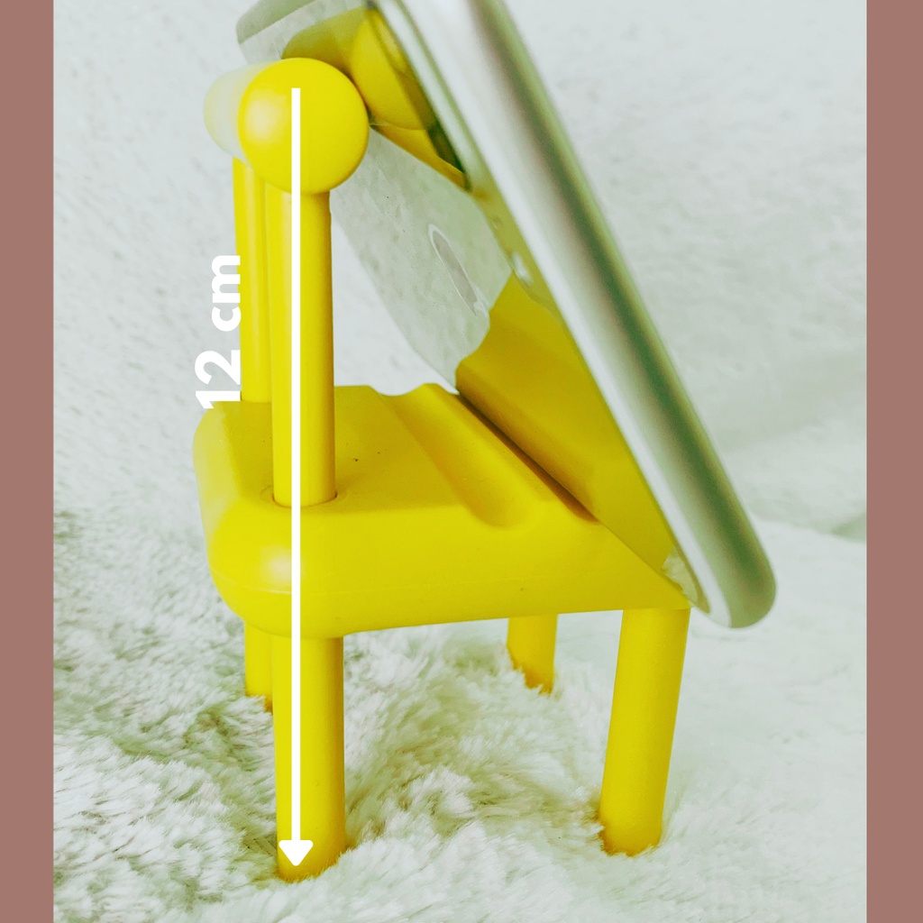 BOLOGROSIR[SHB] Stand Holder Bangku / Stand Handphone Model Bangku Kursi / Phone Holder Kursi / Standing HP