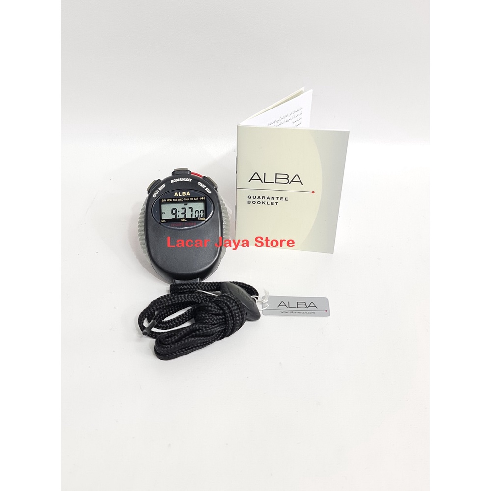 Stopwatch Alba / Pengukur Waktu ALBA SW01 Original