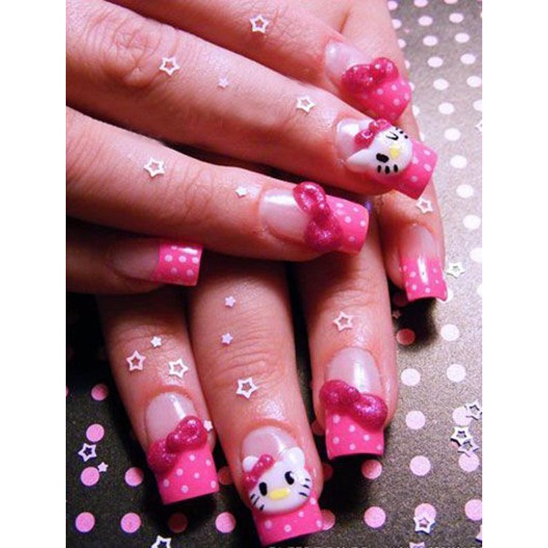 DEKORASI SLIME / CLAY / NAIL ART MIGNON HELLO KITTY XS