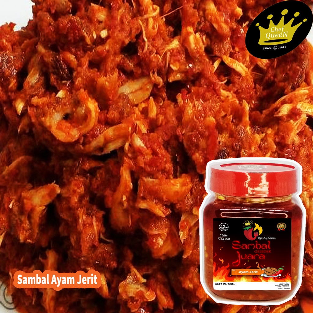 

EAT Sambal AYAM JERIT SUIR Chef Queen TERMURAH Sambel Baby Cumi / Sambal Pete / Sambal Jengkol / Sambel Asin Jambal / Sambal Teri Medan / Sambel Ayam Suir / Sambal Cabe Hijau Teri / Sambal Cakalang Tongkol / Sambal Paru Sapi / Sambal Bawang Pedas