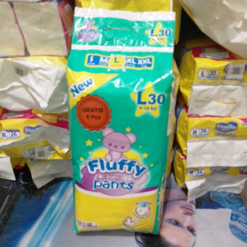 FLUFFY BABY PANTS L30+6
