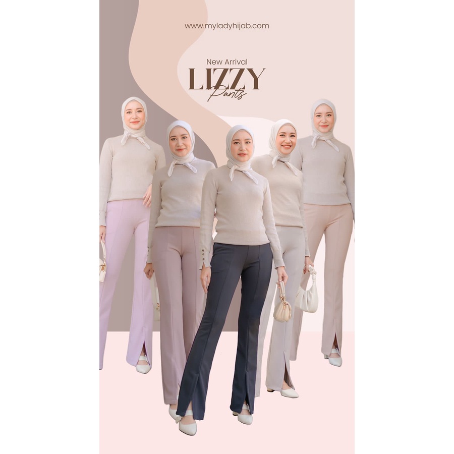 Mylady Hijab LIZZY Pants by Myladyhijab mocha rose nude griss milktea black navy broken white milo i