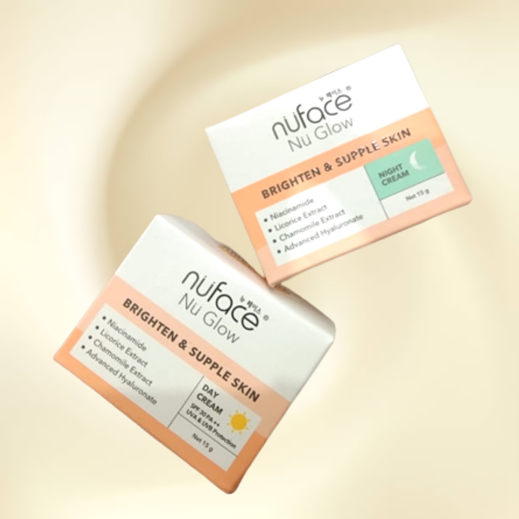 NUFACE NUGLOW BRIGHTEN &amp; SUPPLE SKIN  CREAM SPF30 15GR