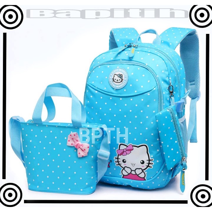 BPT TAS RANSEL ANAK KARAKTER HELLO KITY / TAS RANSEL ANAK CEWEK / TAS CEWEK  LUCU