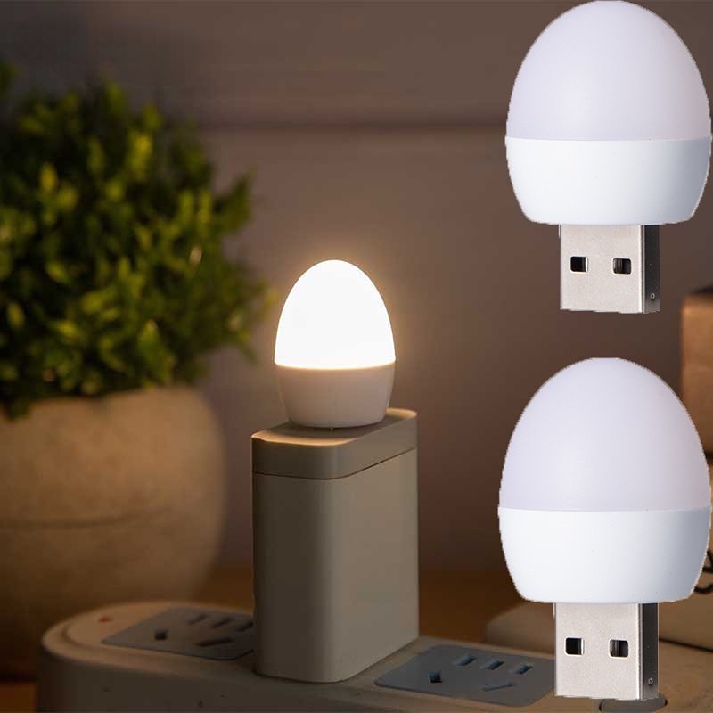 Lampu Baca LED Mini Portable Hemat Energi Dengan Port USB