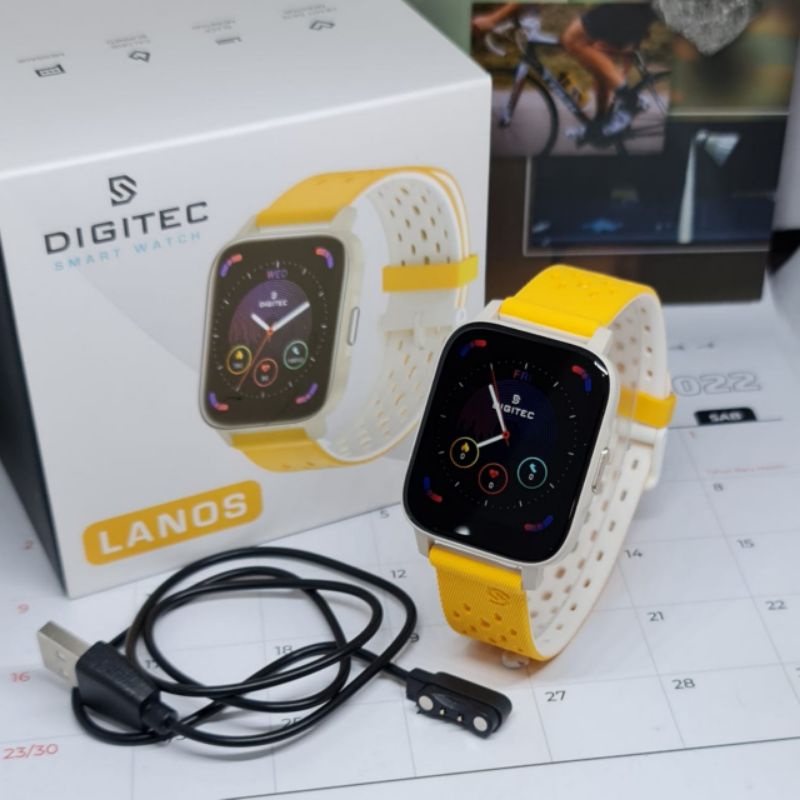 Jam Tangan Smartwatch Digitec Lanos Rubber Original Smart Watch