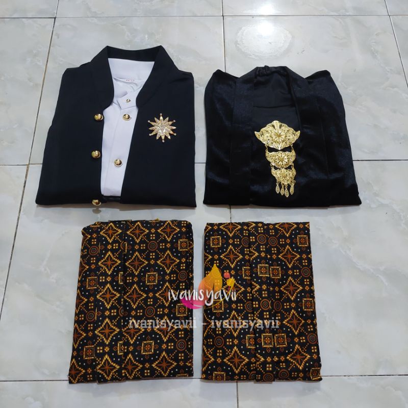 Baju Prewed / Baju Prewedding / Baju Couple Adat Jawa - Motif Lengkap