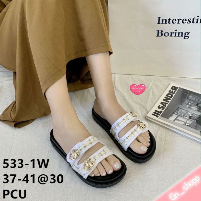 Sandal Wedges Wanita CNL Terlaris Lancome 533-1