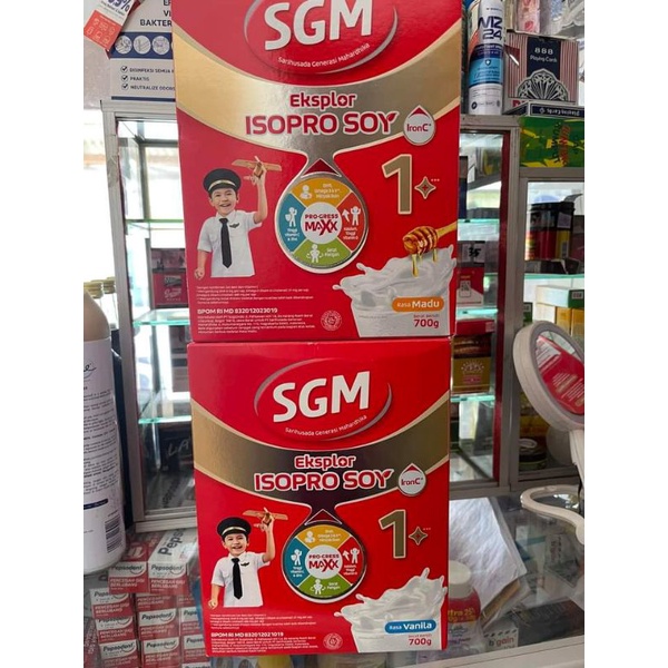 Jual Sgm Eksplor 1 Susu Isopro Soy Soya Pro Gress Maxx 1 Plus Vanila Madu 700 G Shopee