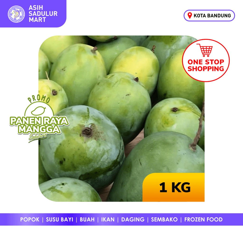 Mangga Harum Manis / Arumanis dan Cengkir 1kg Promo Buah Bandung | Asih Sadulur Mart