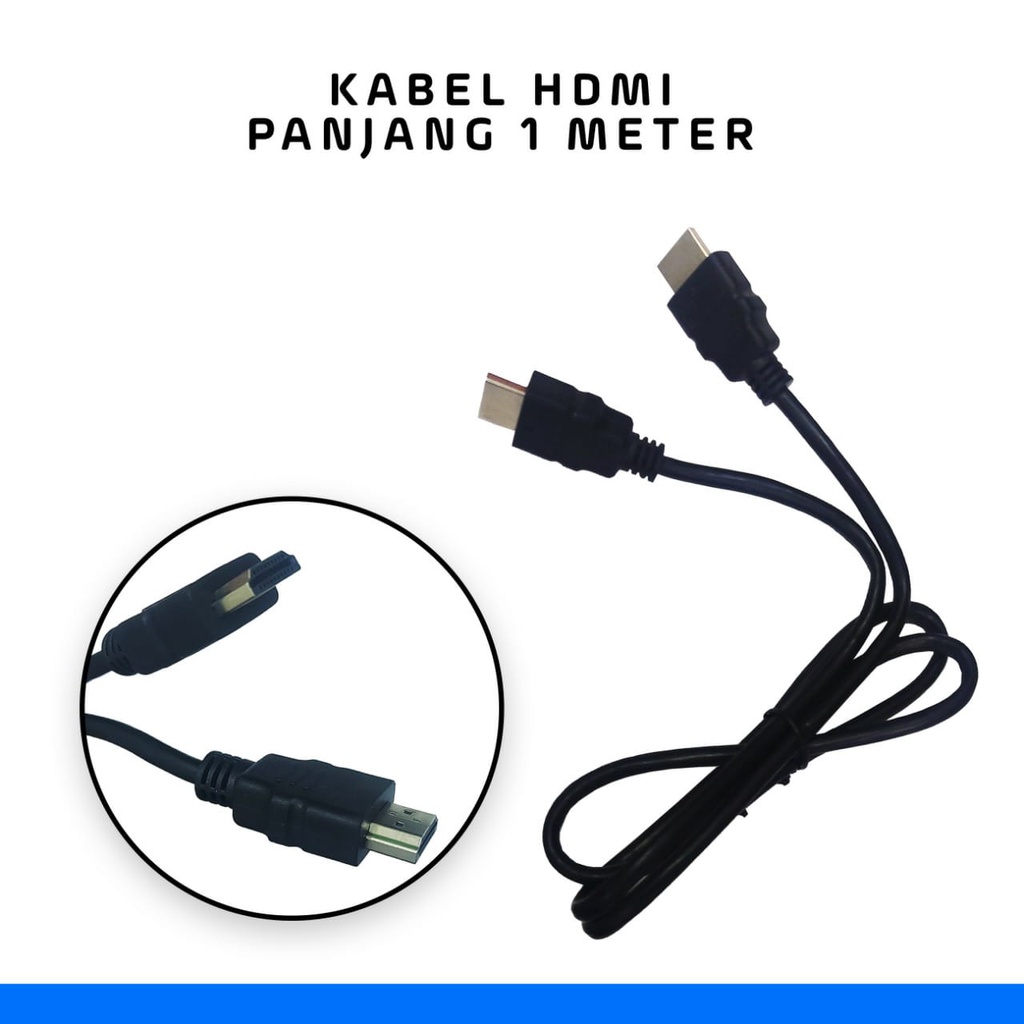 KABEL HDMI 1 METER MURAH BERKUALITAS