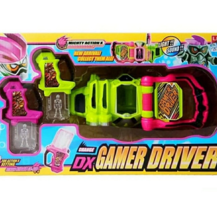 mainan sabuk kamen rider ex-aid recash DX game driver