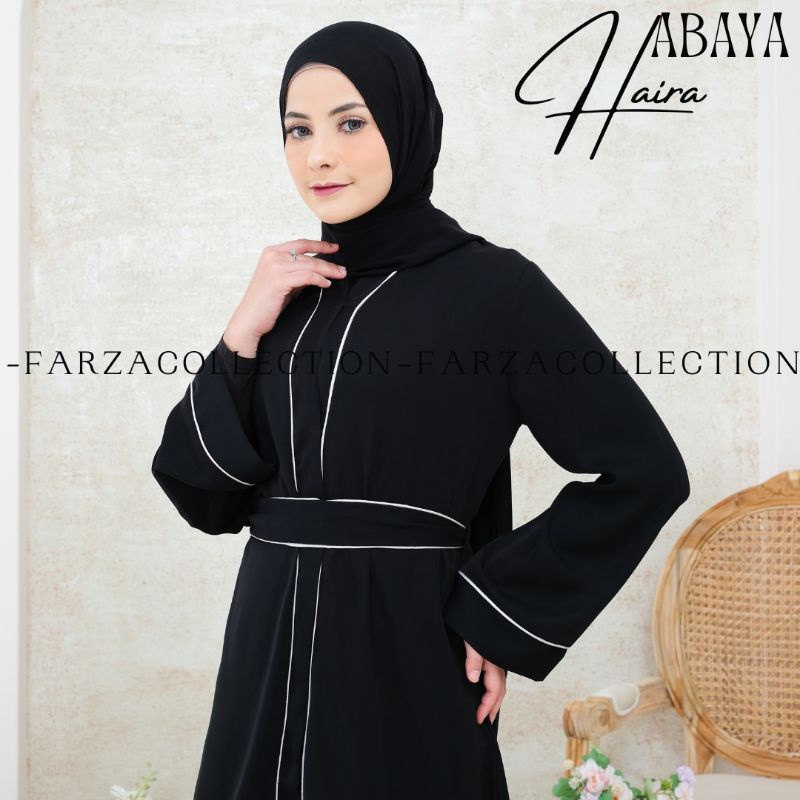 Abaya Haira Fursan Silk Saudi by Farza Collection