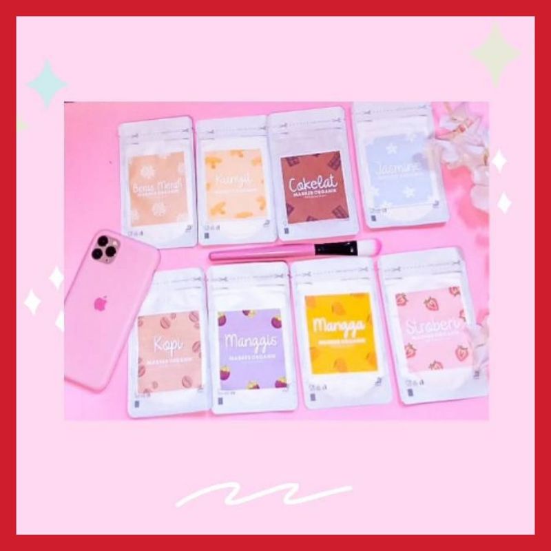 MASKER ORGANIK Bdgeulis15 GRAM / MASKER ORGANIC  FACE MASK / MASKER BUBUK / MASKER WAJAH